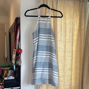 Striped Halter Dress